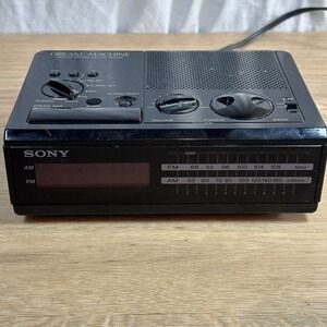 Sony Dream Machine ICF-C2W AM FM Digital Clock Radio Black